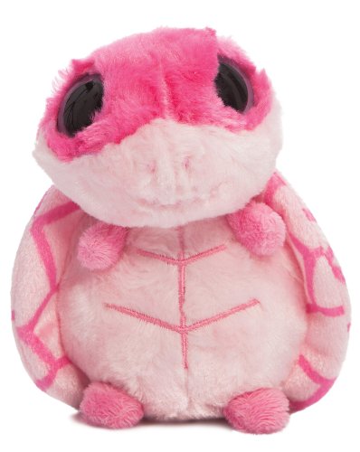 Aurora World 60218 - YooHoo and Friends Shellee Seeschildkröte, 12.5 cm, pink von Aurora