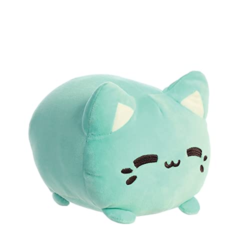 Aurora, 14274, Tasty Peach Mint Meowchi, 18cm, Eco-Friendly Plüschtier von Aurora