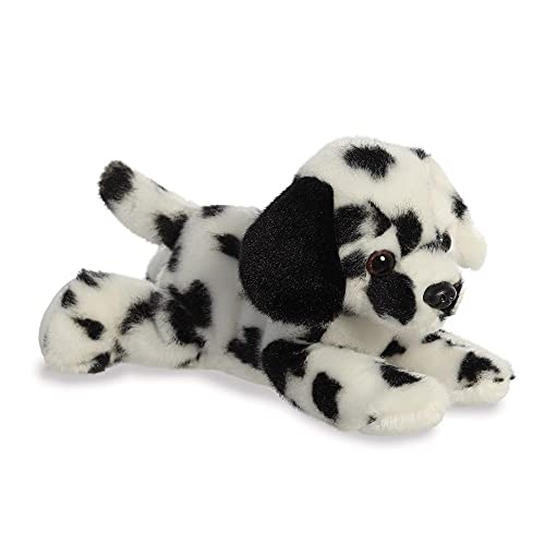 Aurora, 31821, Mini Flopsies Dipper Dalmatiner Hund, 20,3 cm, weiches Spielzeug, schwarz und weiß von Aurora
