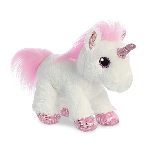 Aurora World 60854 Sparkle Tales Princess Einhorn Plüsch, Weiß, 30.5 cm von Aurora