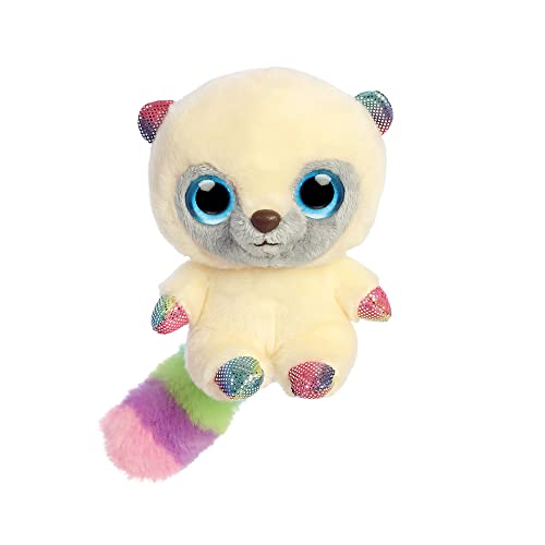 Aurora World Aurora, 29425, YooHoo Regenbogen Bush Baby, 13cm, Plüsch, Regenbogenfarben von Aurora