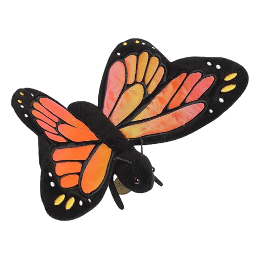 Aurora® Adorable Miyoni® Monarch-Schmetterling Stofftier - lebensechte Details - geschätzte Begleiterschaft - Orange 33 cm von Aurora