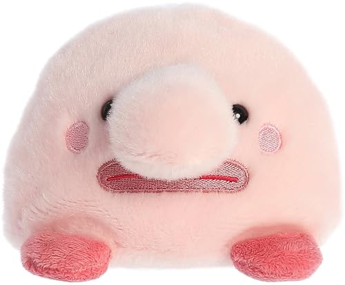 Aurora Adorable Palm Pals Bart Blobfish Stuffed Animal - Pocket-Sized Play - Collectable Fun - Pink 5 Inches von Aurora