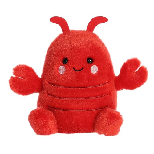 Aurora Adorable Palm Pals Clawford Lobster Stofftier im Taschenformat Spiel zum Sammeln Rot 12,7 cm von Aurora