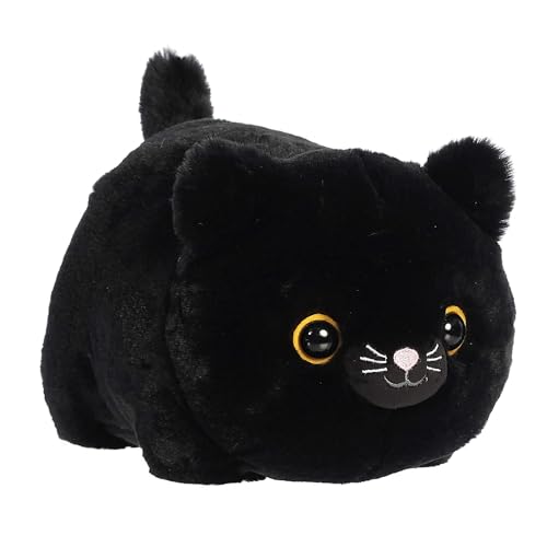 Aurora® Adorable Spudsters™ Bella Black Cat™ Stofftier - Tröstendes Kuscheln - verspielte Begleiter - 25,4 cm von Aurora