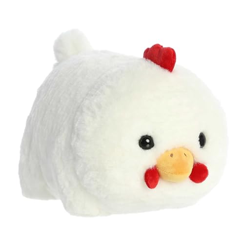 Aurora Adorable Spudsters Claire Chicken Stofftier - Tr stendes Kuscheln - Verspielte Begleiter - Wei 25,4 cm von Aurora