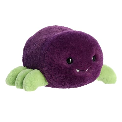 Aurora® Adorable Spudsters™ Syd Spider™ Stofftier - Tröstendes Kuscheln - Verspielte Begleiter - Lila 25,4 cm von Aurora