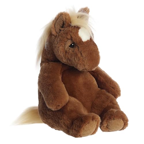 Aurora Cozy Sluuumpy Da Horse Stofftier - Tr stliche Begleiter - Gl ckselige Entspannung - Braun 38,1 cm von Aurora