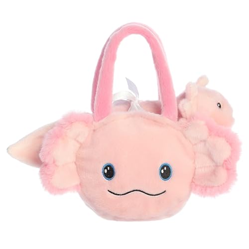 Aurora Eco-Friendly Eco Nation Axolotl Stofftier Umweltbewusstsein recycelte Materialien Rosa 20,3 cm von Aurora