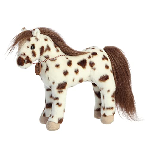 Aurora® Exquisite Breyer® Showstoppers Knabstrupper Stofftier – Realistische Details – fantasievolles Spielen – Weiß, 33 cm von Aurora