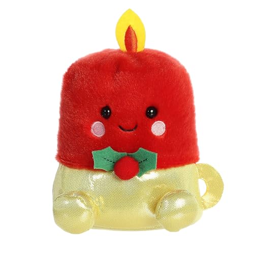 Aurora Festive Palm Pals Luz Candle Stofftier im Taschenformat zum Spielen Sammelspa Rot 12,7 cm von Aurora