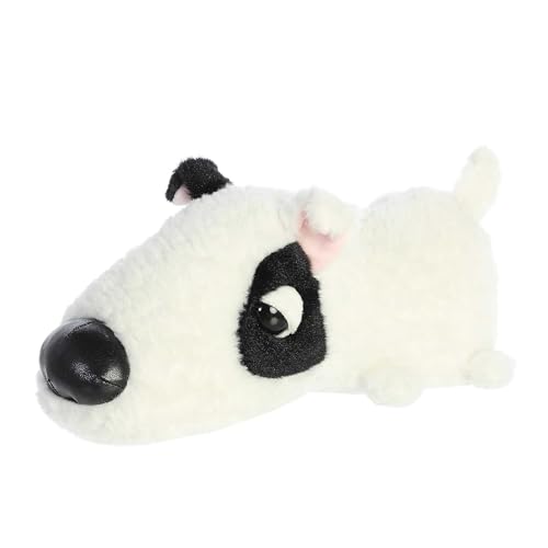 Aurora Playful Schnozzles Bronte Bull Terrier Stofftier - liebenswerte Begleiterschaft - bleibende Erinnerungen - Wei 27,9 cm von Aurora