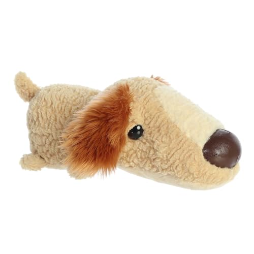 Aurora® Playful Schnozzles™ Brooklyn Orzoi™ Stofftier – liebenswerte Begleiterschaft – dauerhafte Erinnerungen – Braun, 27,9 cm von Aurora