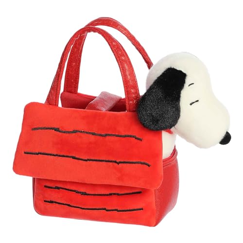 Aurora® Timeless Peanuts® Fancy Pal™ Snoopys Haus Stofftier – Klassische Charaktere – dauerhafte Erinnerungen – Rot, 20,3 cm von Aurora