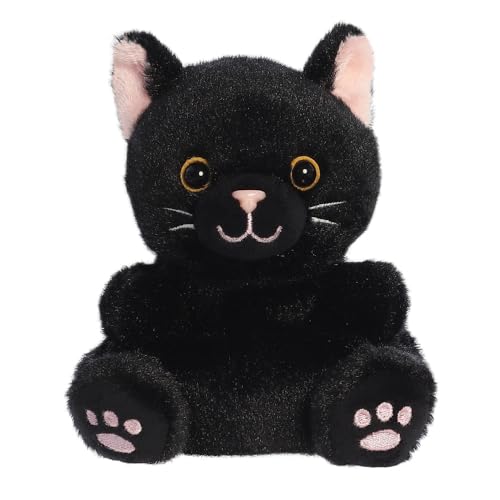 Aurora, 13551, Palm Pals Twilight Black Cat 5In, Soft Toy, Black von Aurora