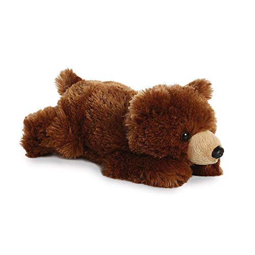 AURORA, 31740 Mini Flopsie Grizzly Bär, 20,3 cm, Plüschtier, Braun von Aurora