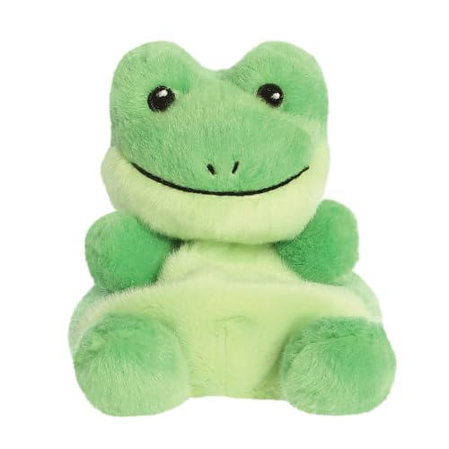 Aurora, 33720, Palm Pals Ribbits Frog 5In, Soft Toy, Green von Aurora