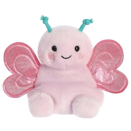 Aurora, 33777, Palm Pals Petunia Butterfly 5In, Soft Toy, Pink von Aurora