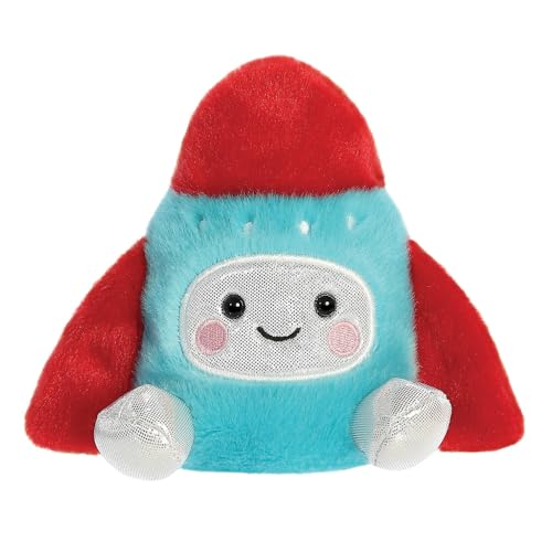 Aurora, 33780, Palm Pals Mars Rocket Ship 5In, Soft Toy, Blue & Red von Aurora