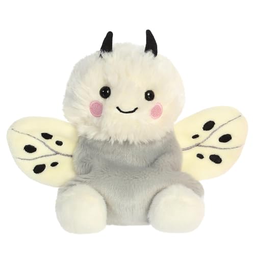 Aurora, 33860, Palm Pals Astra Moth 5In, Soft Toy, White von Aurora