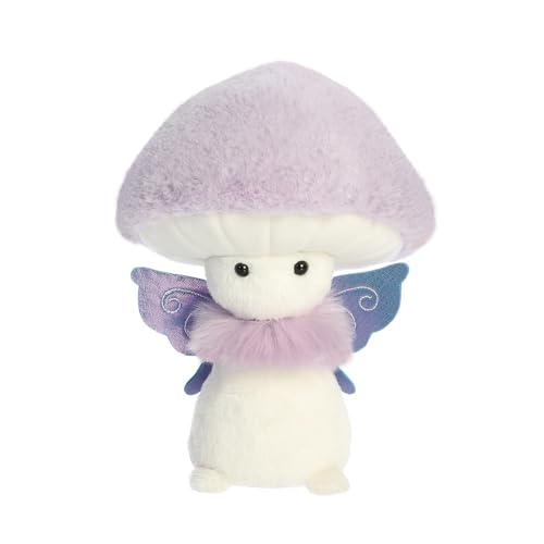 Aurora, 34274, Sparkle Tales Fairy Fungi Friends 9In, Soft Toy, Lilac & White von Aurora