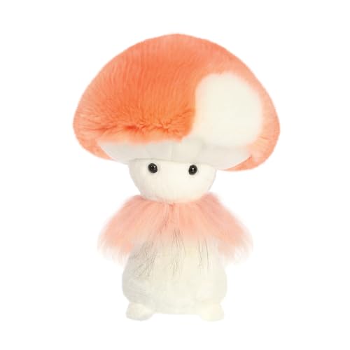 Aurora, 34276, Sparkle Tales Pretty Salmon Fungi Friends 9In, Soft Toy, Peach & White von Aurora