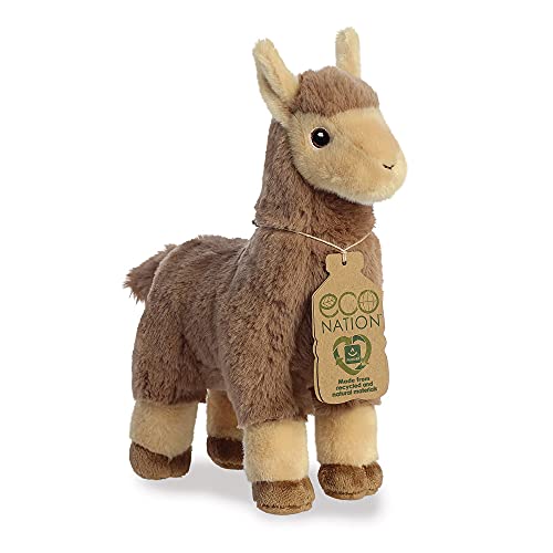 Aurora, 35038, Eco Nation Llama Tan, 27,9 cm, Plüschtier, Braun von Aurora