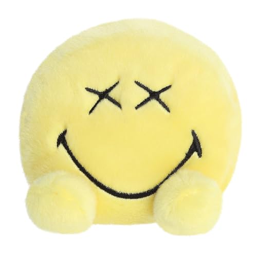 Aurora, 44300, Smiley Official Merchandise, Wild Guy Smiley, 5In, Soft Toy, Yellow von Aurora