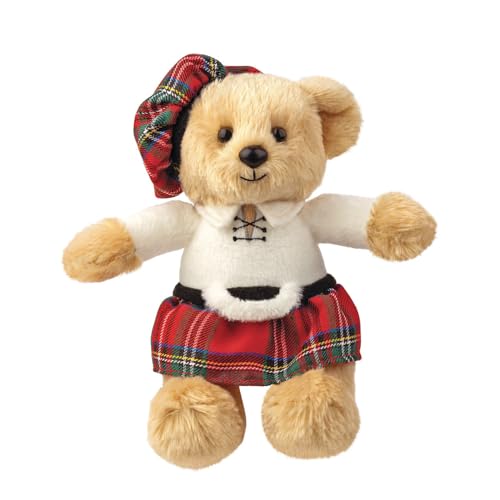 Aurora, 60321, schottischer Souvenir-Teddybär, 20,3 cm, weiches Spielzeug, Mehrfarbig von Aurora