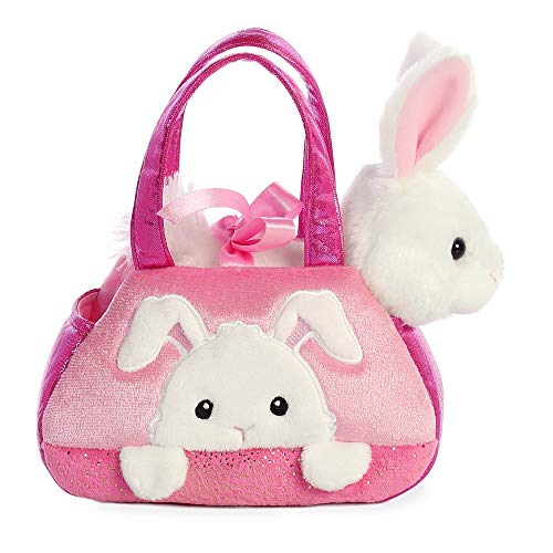 Aurora, 61015, Fancy Pal,Peek-a Boo Hase, 20cm, Plüschtier, pink/weiß von Aurora