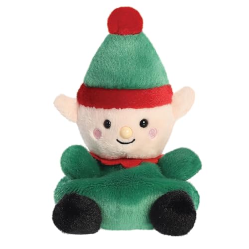 Aurora, 99393, Palm Pals Jolly Elf 5In, Soft Toy, Green von Aurora