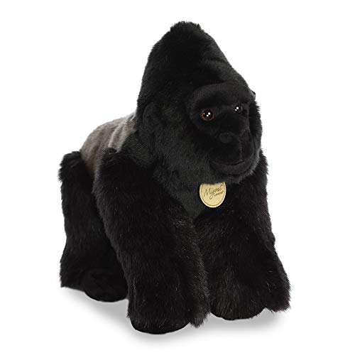 Aurora 80431 - MiYoni Silverback Gorilla, 33 cm, Plüschtier, Schwarz von Aurora