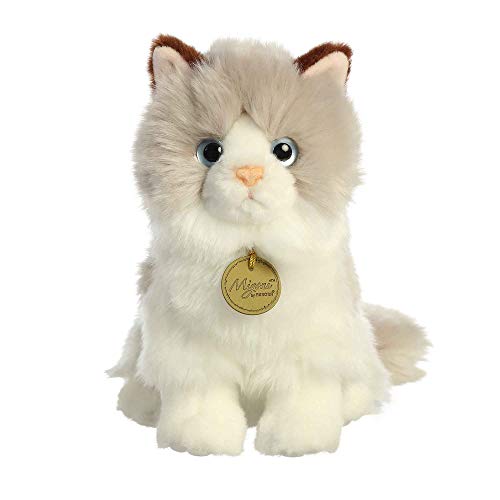 Aurora Adorable Miyoni Ragdoll Cat Stuffed Animal - Lifelike Detail - Cherished Companionship - White 9 Inches von Aurora