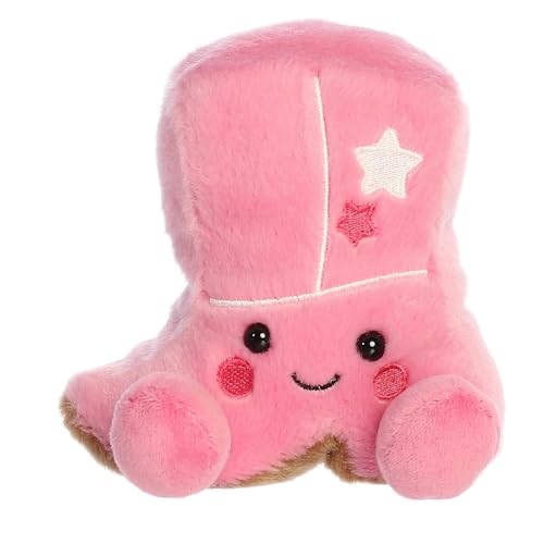 Aurora Adorable Palm Pals Kate Cowgirl Boot Stuffed Animal - Pocket-Sized Play - Collectable Fun - Pink 5 Inches von Aurora