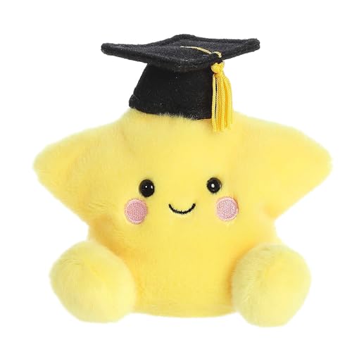 Aurora Adorable Palm Pals Magna Graduation Star Stofftier im Taschenformat Sammelspa Gelb 12,7 cm von Aurora