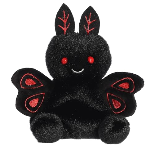 Aurora Adorable Palm Pals Mortimer Mothman Stuffed Animal - Pocket-Sized Play - Collectable Fun - Black 5 Inches von Aurora