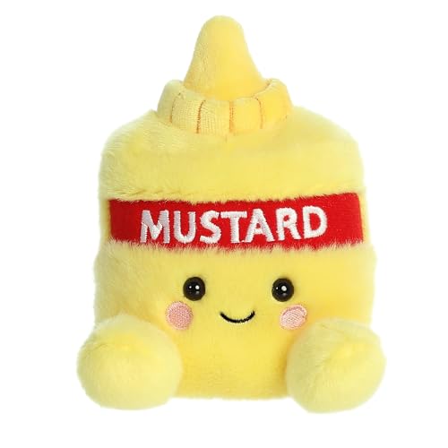 Aurora Adorable Palm Pals Newton Mustard Stuffed Animal - Pocket-Sized Play - Collectable Fun - Yellow 5 Inches von Aurora