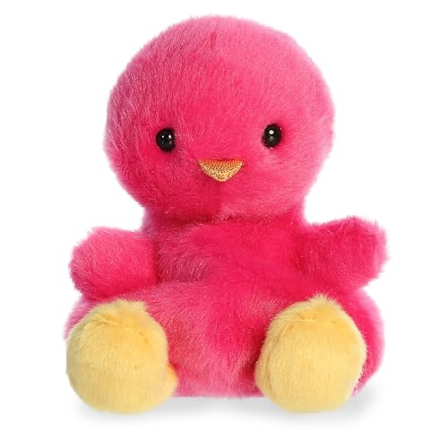 Aurora Adorable Palm Pals Peyton Pink Chick Stuffed Animal - Pocket-Sized Play - Collectable Fun - 5 Inches von Aurora