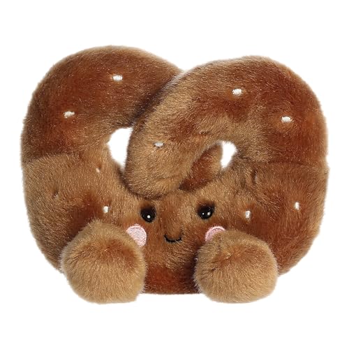 Aurora Adorable Palm Pals Twist Pretzel Stuffed Animal - Pocket-Sized Play - Collectable Fun - Brown 5 Inches von Aurora