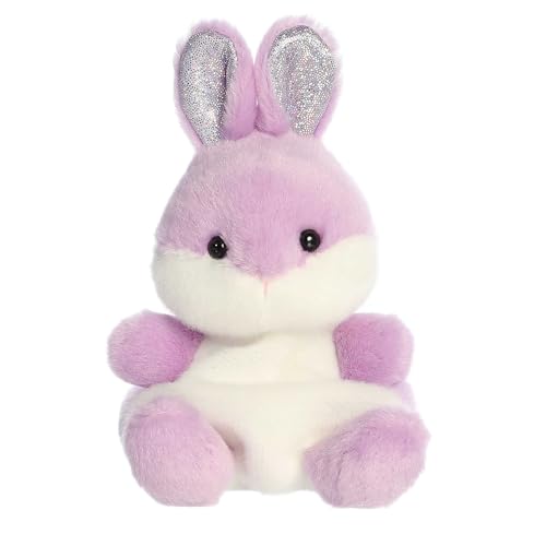 Aurora Adorable Palm Pals Wysteria Purple Bunny Stuffed Animal - Pocket-Sized Play - Collectable Fun - 5 Inches von Aurora