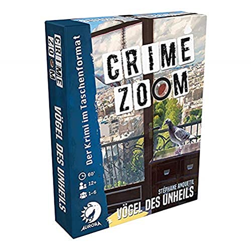 Aurora | Crime Zoom Fall 2: Vögel des Unheils | Familienspiel | Rätselspiel | 1-6 Spieler | Ab 12+ Jahren | 60+ Minuten | Deutsch von Aurora