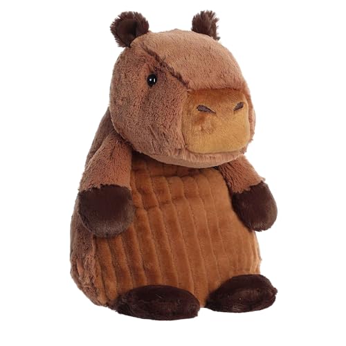 Aurora Cuddly Huggle Pals Cozy Capybara Stuffed Animal - Cozy Comfort - Endless Snuggles - Brown 12.5 Inches von Aurora