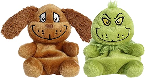 Aurora Dr. Seuss Grinch & Max 5 Inch Palm Pals Bundle von Aurora