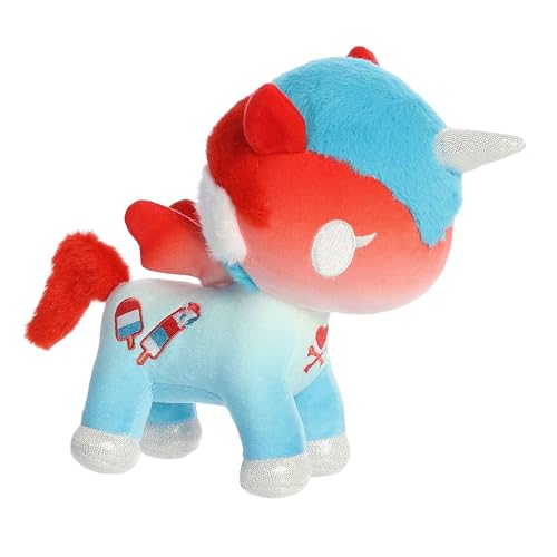 Aurora Enchanting Tokidoki Frozen Treats Unicorno Sommer-Zapfen-Stofftier helles und farbenfrohes Design Schaust ck aus Pl sch mehrfarbig, 19,1 cm von Aurora