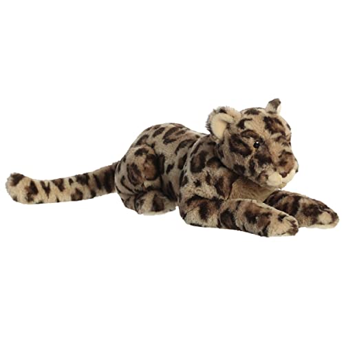 Aurora Exquisite Luxe Boutique JIRA Jaguar Stuffed Animal - Luxurious Elegance - Sensory Delight - Brown 20 Inches von Aurora