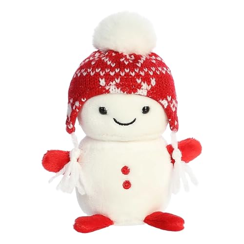 Aurora Festive Holiday Lil Red Stuffed Animal - Seasonal Cheer - Heartwarming Gifts - White 5 Inches von Aurora