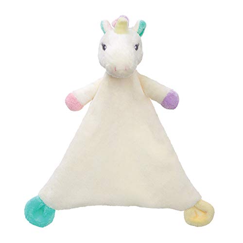 AURORA Lil' Sparkle Einhorn Schmusetuch 61261, Pink, Babyparty, weiß von Aurora