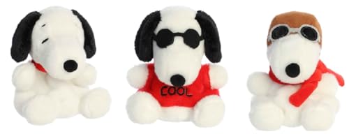 Aurora Peanuts Palm Pal 3-teiliges Pl schpaket, Joe Cool, Flying Ace und Snoopy von Aurora