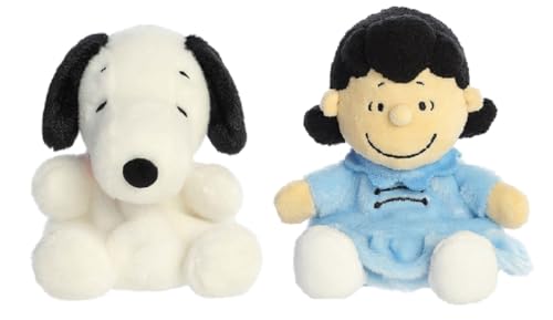 Aurora Peanuts Palm Pal Plush Bundle, Snoopy and Lucy von Aurora