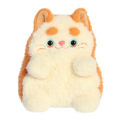 Aurora Playful Mewmews Cheddar Stofftier - Entz ckende Gef hrten - Endlose Spielm glichkeiten - Orange 20,3 cm von Aurora